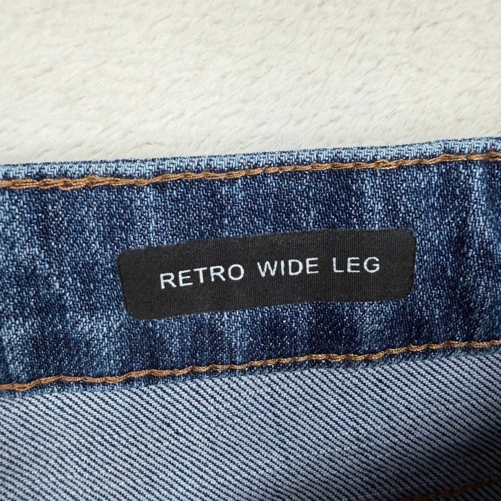 Judy Blue 20W Retro Wide Leg Jeans High Rise Medium Wash JB88847 DK-CO Stretch - Picture 8 of 16